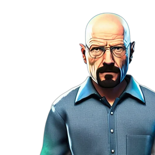 jacket, face, 3d render, concept art transparent PNG cut-out