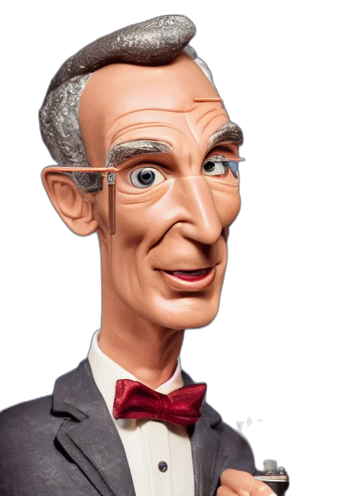 face, staff, cartoon, photorealistic transparent PNG cut-out