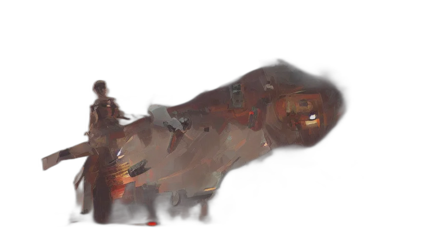 weapon, robot, dragon, creature transparent PNG cut-out