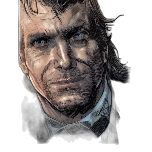 face, hair, comic book art, concept art transparent PNG cut-out