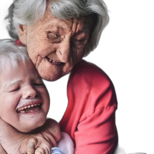 face, photorealistic, elderly, lady transparent PNG cut-out