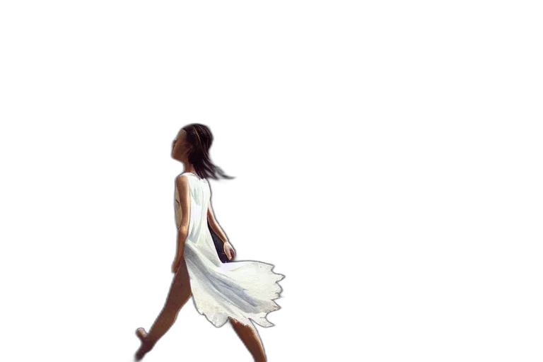 dress, creature, shoes, concept art transparent PNG cut-out