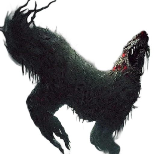 creature, animal, dragon, staff transparent PNG cut-out