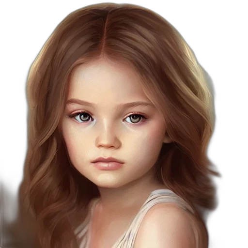 face, photorealistic, oil painting, fantasy art transparent PNG cut-out