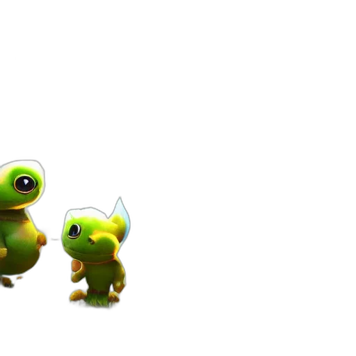 dragon, creature, animal, staff transparent PNG cut-out