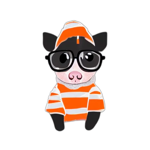 animal, hat, cartoon, concept art transparent PNG cut-out