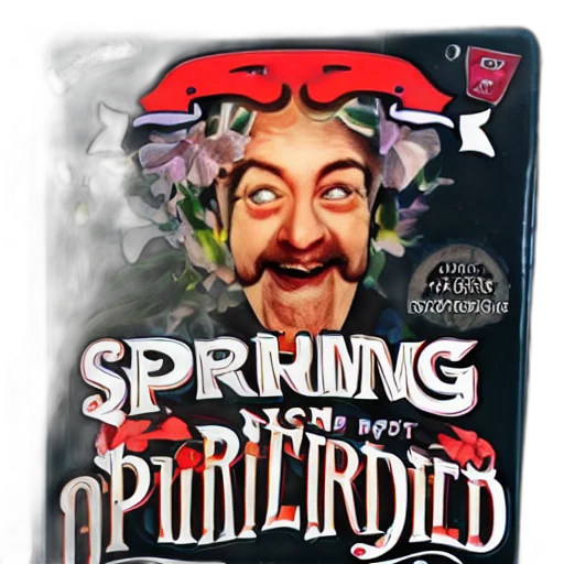 3d render, concept art, springheeled, jack transparent PNG cut-out