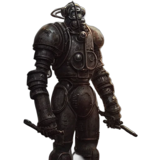 robot, staff, weapon, concept art transparent PNG cut-out