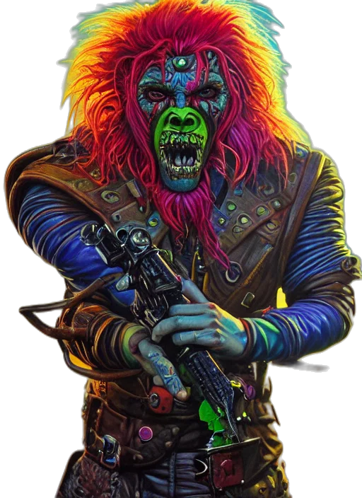 jacket, staff, weapon, animal transparent PNG cut-out