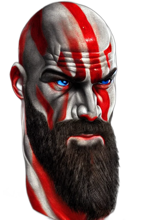 face, fantasy art, comic book art, photorealistic transparent PNG cut-out