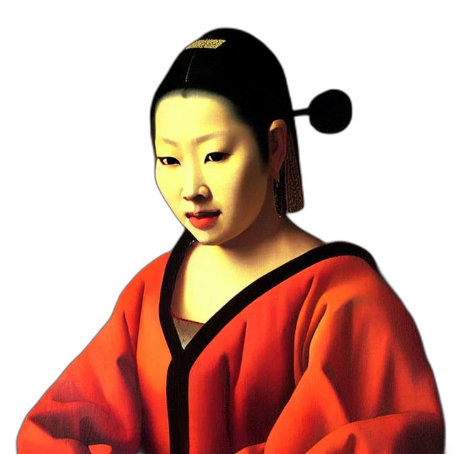 face, mask, staff, dress transparent PNG cut-out