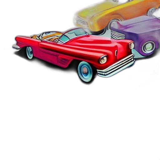 car, 3d render, concept art, photorealistic transparent PNG cut-out