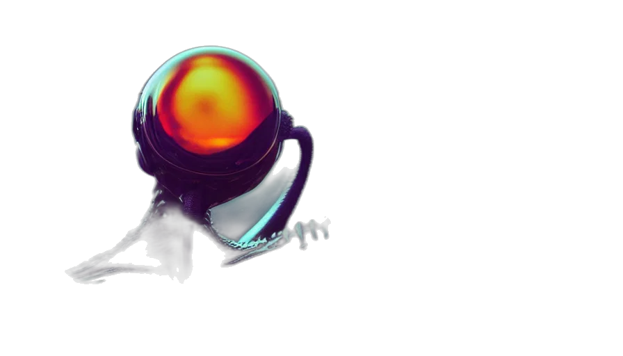 robot, mask, creature, weapon transparent PNG cut-out