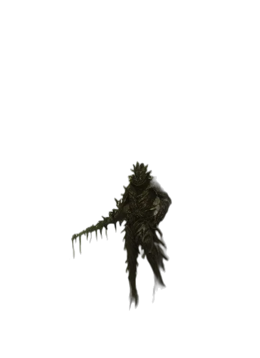 creature, dragon, staff, weapon transparent PNG cut-out
