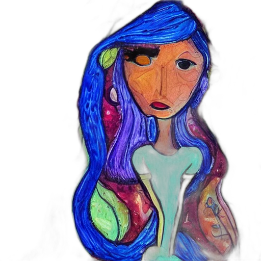 dress, jewelry, face, cartoon transparent PNG cut-out