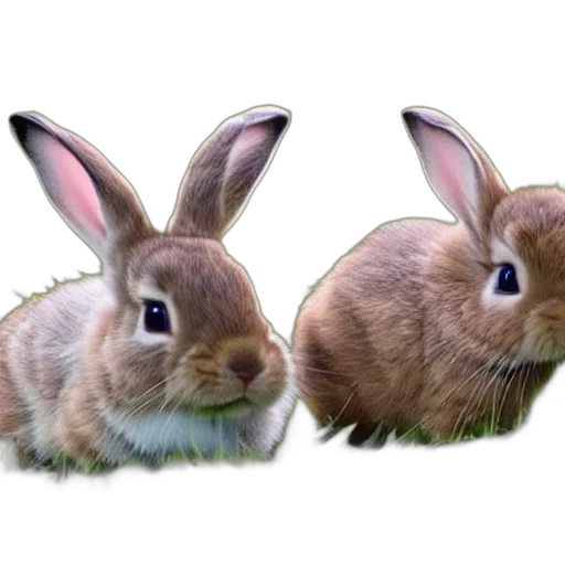 animal, photorealistic, 3d render, pixel art transparent PNG cut-out