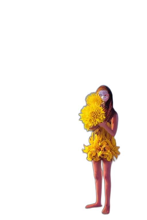 dress, flower, creature, umbrella transparent PNG cut-out