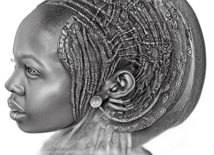 hair, crown, jewelry, face transparent PNG cut-out