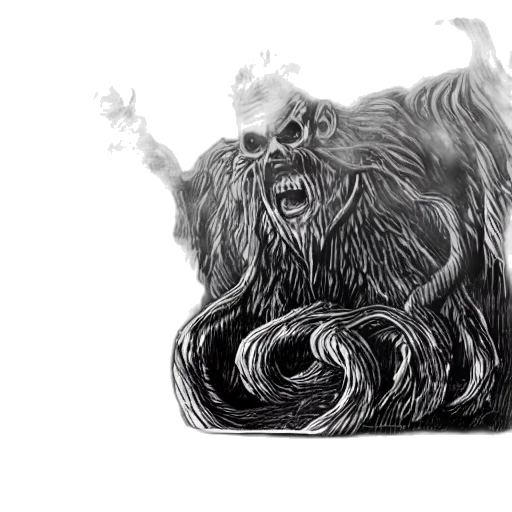 creature, hair, animal, mask transparent PNG cut-out