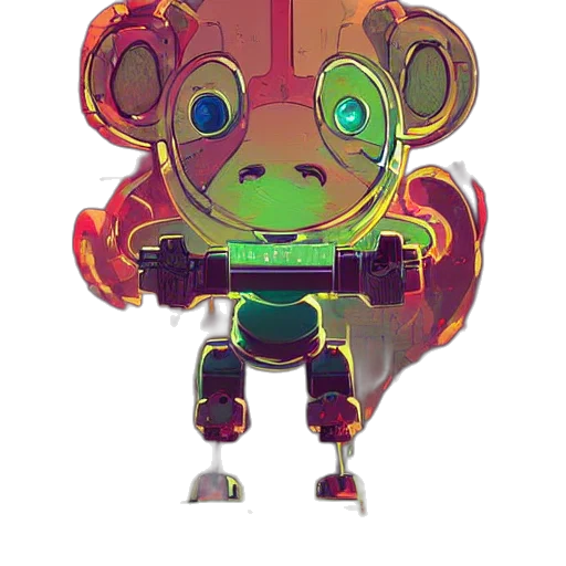 robot, creature, mask, animal transparent PNG cut-out