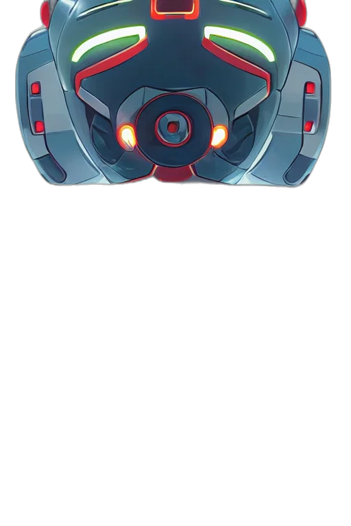 robot, mask, weapon, hat transparent PNG cut-out