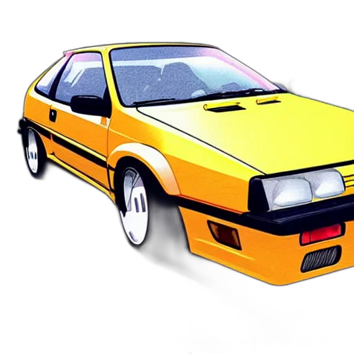 car, photorealistic, 3d render, concept art transparent PNG cut-out