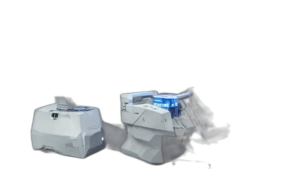 robot, weapon, shoes, furniture transparent PNG cut-out