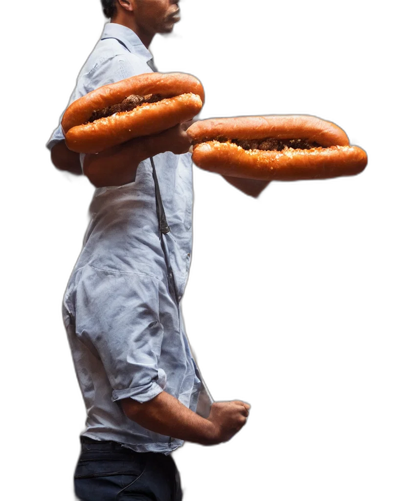 food, staff, weapon, hat transparent PNG cut-out