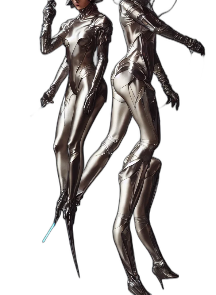 robot, weapon, creature, staff transparent PNG cut-out