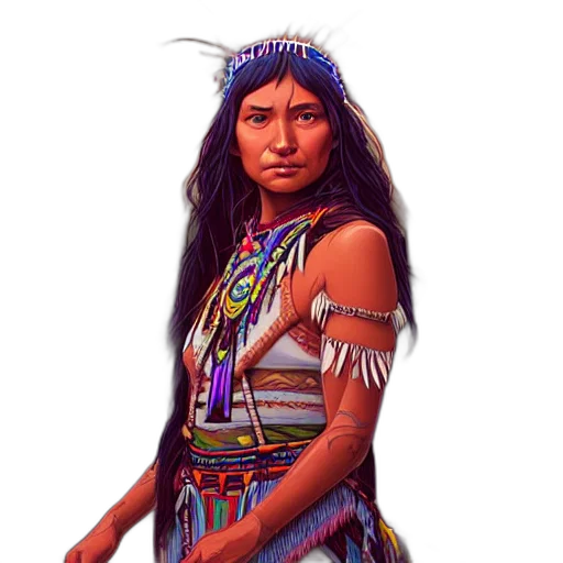 jewelry, dress, face, staff transparent PNG cut-out