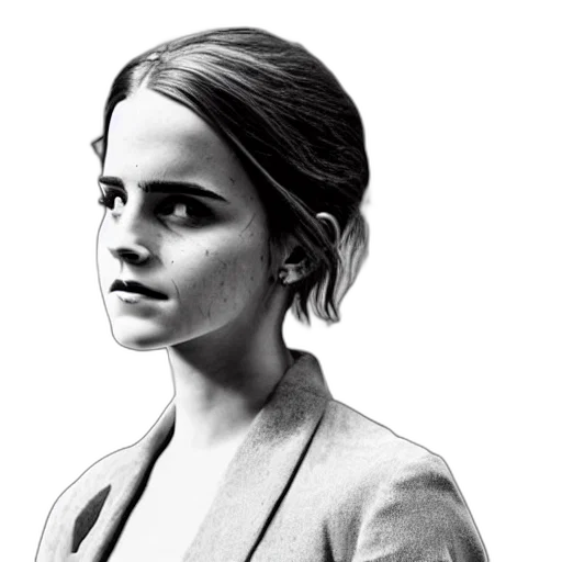 face, jacket, dress, photorealistic transparent PNG cut-out