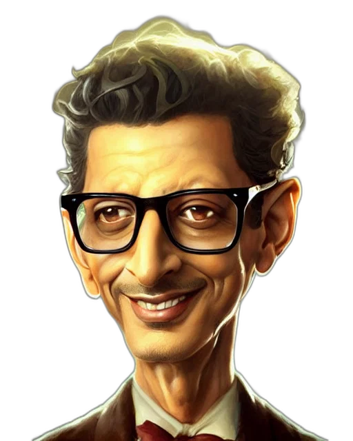 face, staff, cartoon, photorealistic transparent PNG cut-out