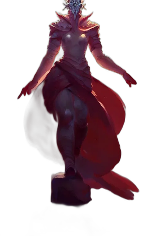 dress, staff, concept art, fantasy art transparent PNG cut-out