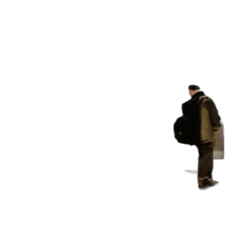 jacket, umbrella, robot, staff transparent PNG cut-out