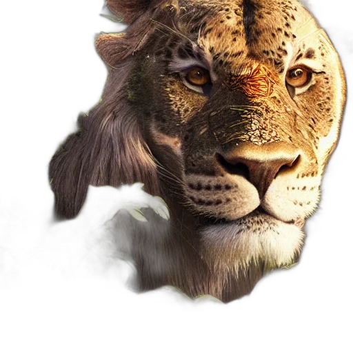 animal, face, creature, crown transparent PNG cut-out