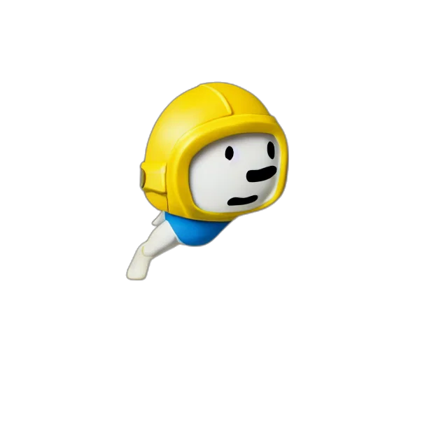 staff, robot, hat, pixel art transparent PNG cut-out