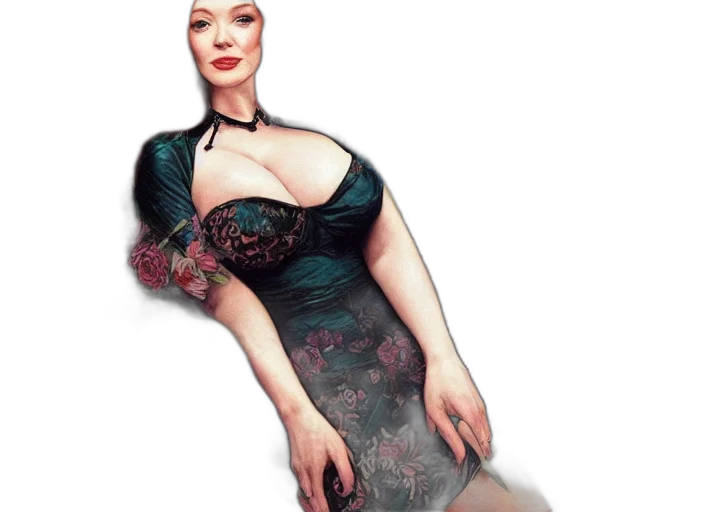 dress, photorealistic, concept art, fantasy art transparent PNG cut-out