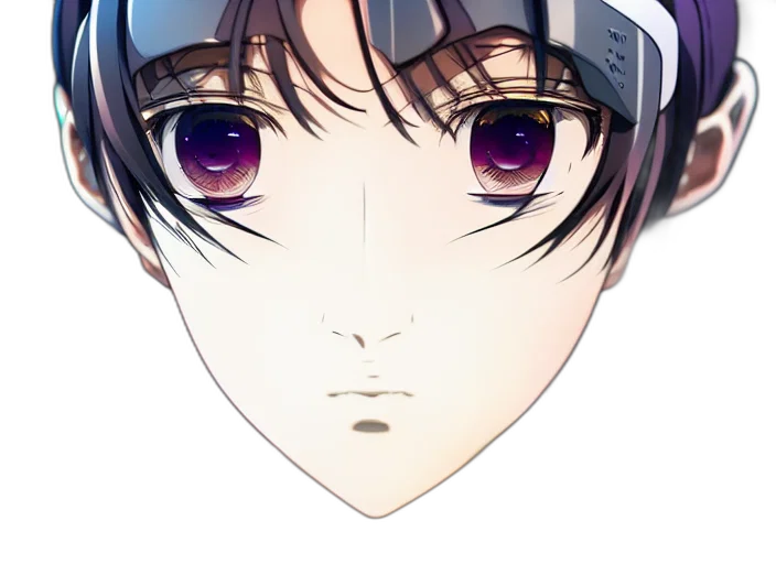 face, mask, robot, creature transparent PNG cut-out