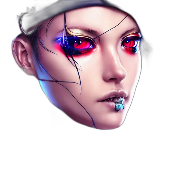 robot, face, mask, hat transparent PNG cut-out