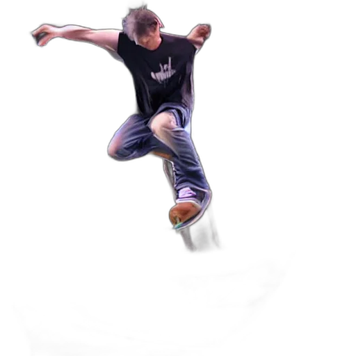 shoes, staff, creature, photorealistic transparent PNG cut-out