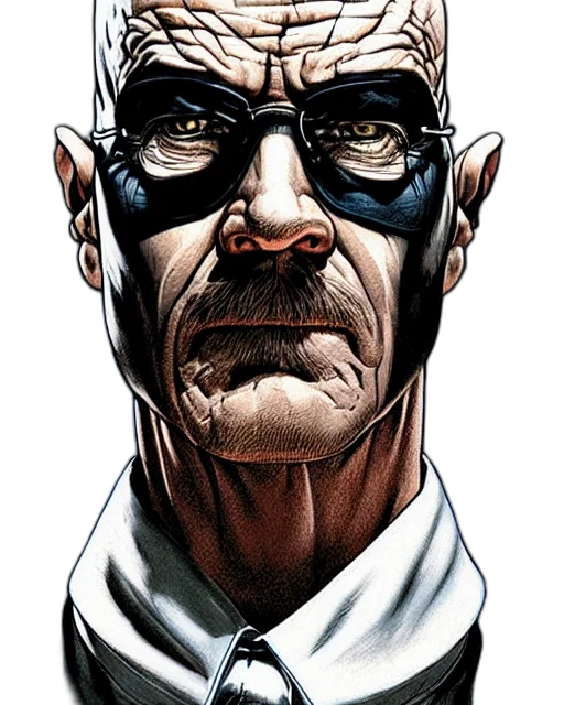 face, mask, comic book art, concept art transparent PNG cut-out