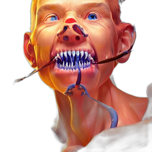 creature, face, mask, staff transparent PNG cut-out