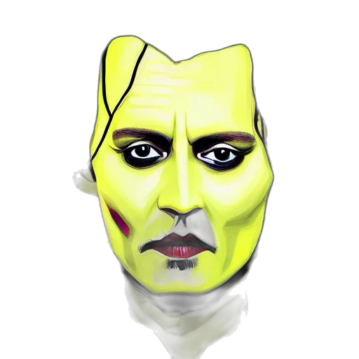 mask, face, robot, creature transparent PNG cut-out