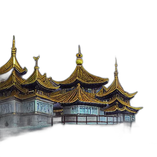 building, crown, staff, concept art transparent PNG cut-out