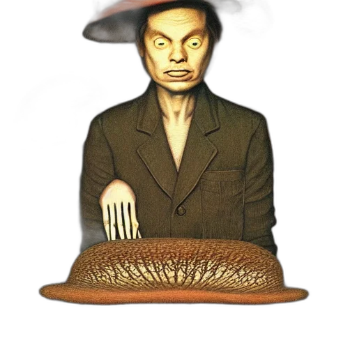 hat, staff, mask, umbrella transparent PNG cut-out