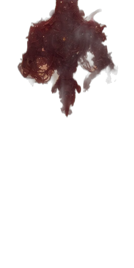 hair, dragon, creature, face transparent PNG cut-out