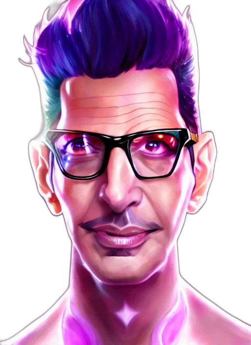 face, cartoon, concept art, photorealistic transparent PNG cut-out