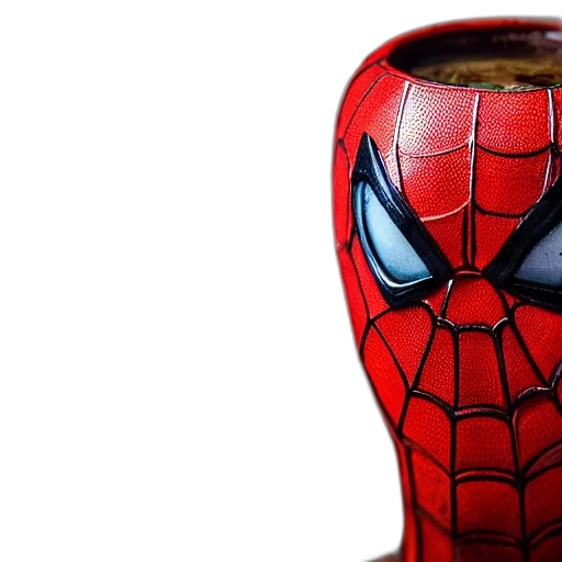 mask, bottle, 3d render, comic book art transparent PNG cut-out