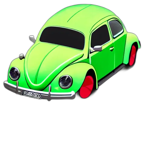 car, 3d render, concept art, photorealistic transparent PNG cut-out