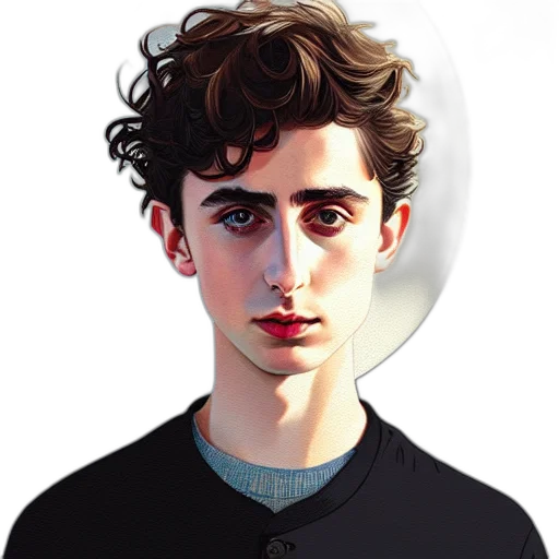face, jacket, staff, creature transparent PNG cut-out